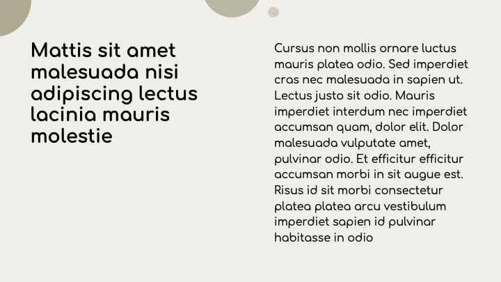 Bold Circle Beige slide 5